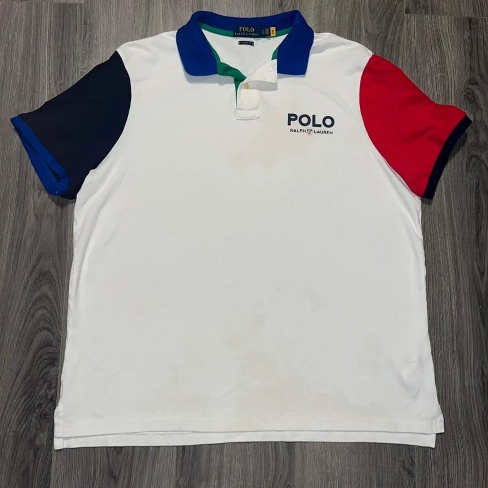 Polo Ralph Lauren Classic Fit Men's XL Colorblock 1967 Polo Shirt